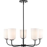 ML Lighting 214005-MB Laphia 27" Wide 5-Light Chandelier - Matte Black