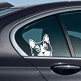 WIRESTER 6 inch Clear Vinyl Decal Sticker Decoration for Car Window (Or Any Flat Surface) - Tuxedo Cat