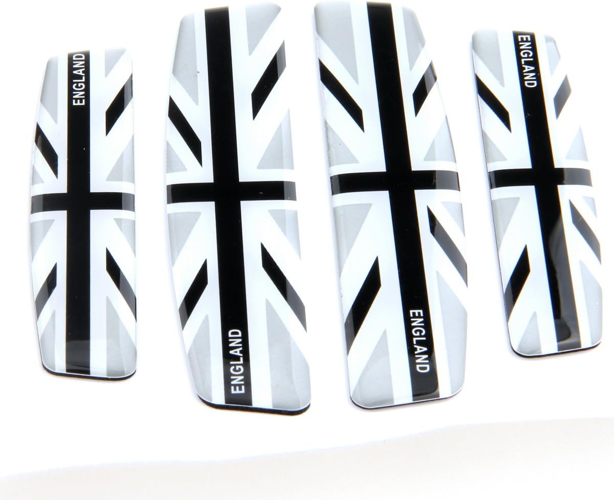 Amazon Possbay 車用 サイドドアガード エンブレム ステッカー シール プレート イギリス国旗柄 樹脂製 スタイリッシュ ４枚セット エンブレム 車 バイク