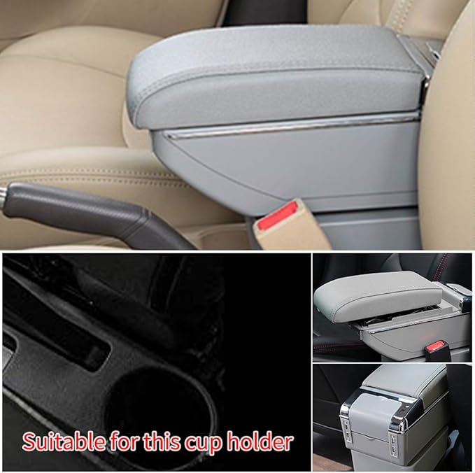 Muchkey Car Centre Console Armrest Box for Kia Picanto 2008