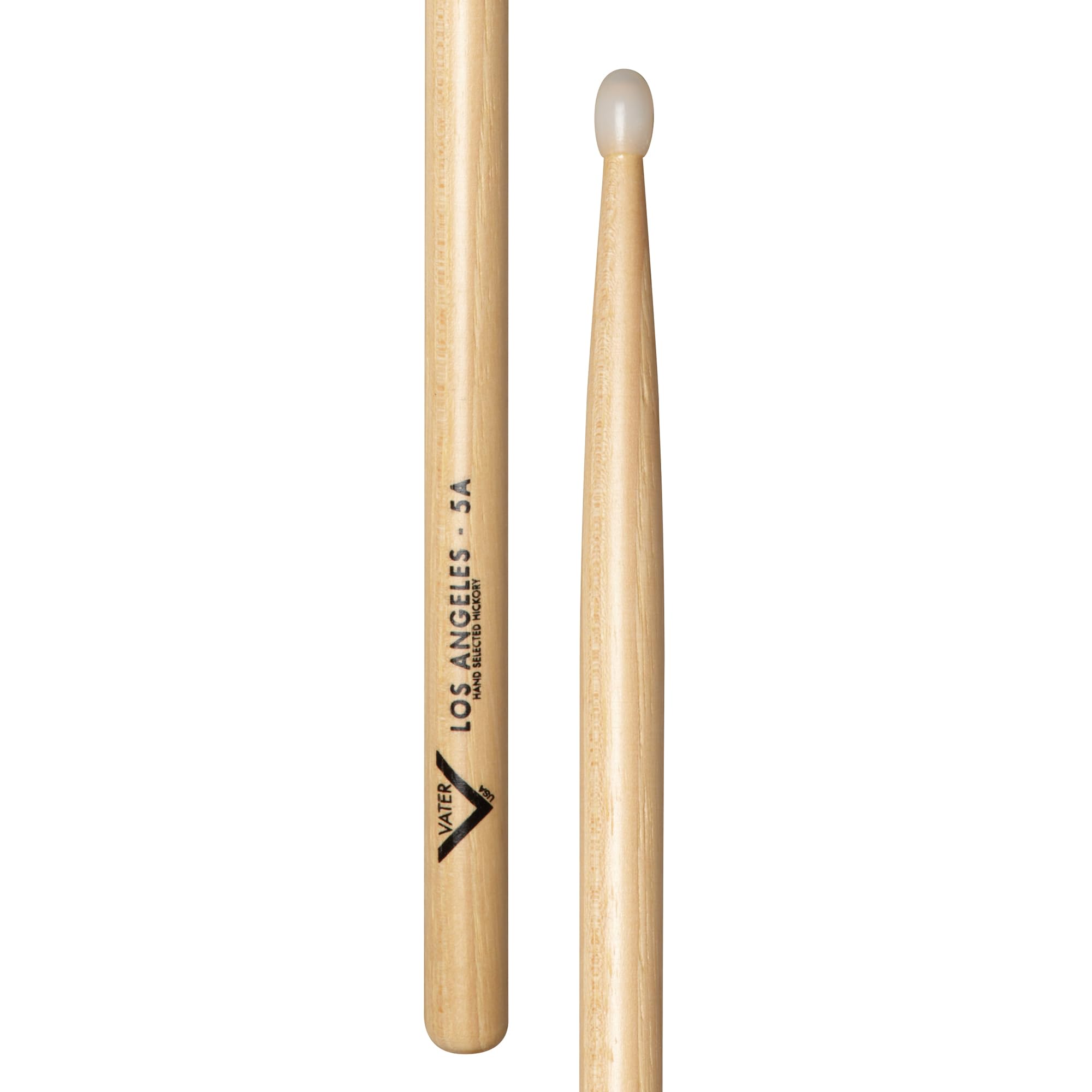 Vater Drumsticks VH5AN - Los Angeles 5A - American Hickory Series - Oval Nylon Tip