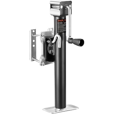 Trailer Stabilizer Jack – 4409lb Load Capacity – Galvanized Iron Jack For RVs, Campers & Utility Trailers
