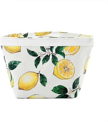 Amazon ボートポーチ スモール シトラスレモン レモン柄 ボタニカル柄 フルーツ柄 ポーチ おしゃれ W Botany Watercolors ポーチ