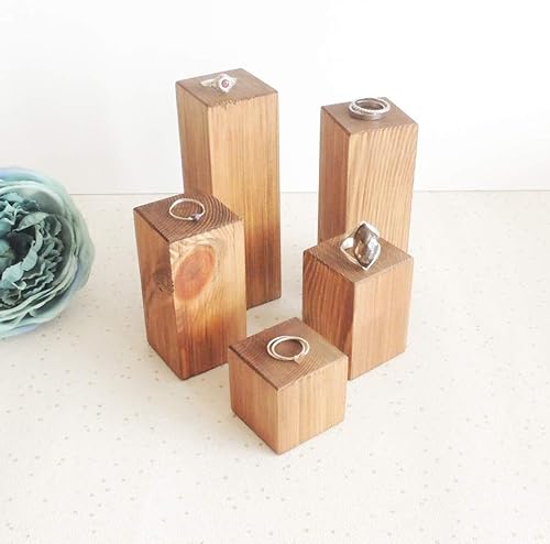 wooden display blocks