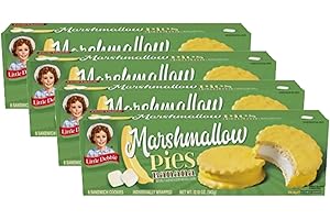 AMEMBIANA Little Debbie (Banana Marshmallow Pie, 4 boxes)