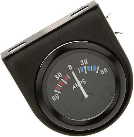 Amazon ノーブランド品 ２インチ 52mm 高感度 車 デジタル 電流計 Led ポインタ ゲージ 燃料 油温 水温計 車 バイク