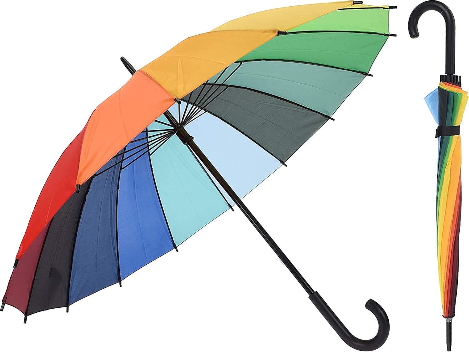ASHICHIPRO Rainbow Umbrella MultiColor Rainbow Umbrella Light