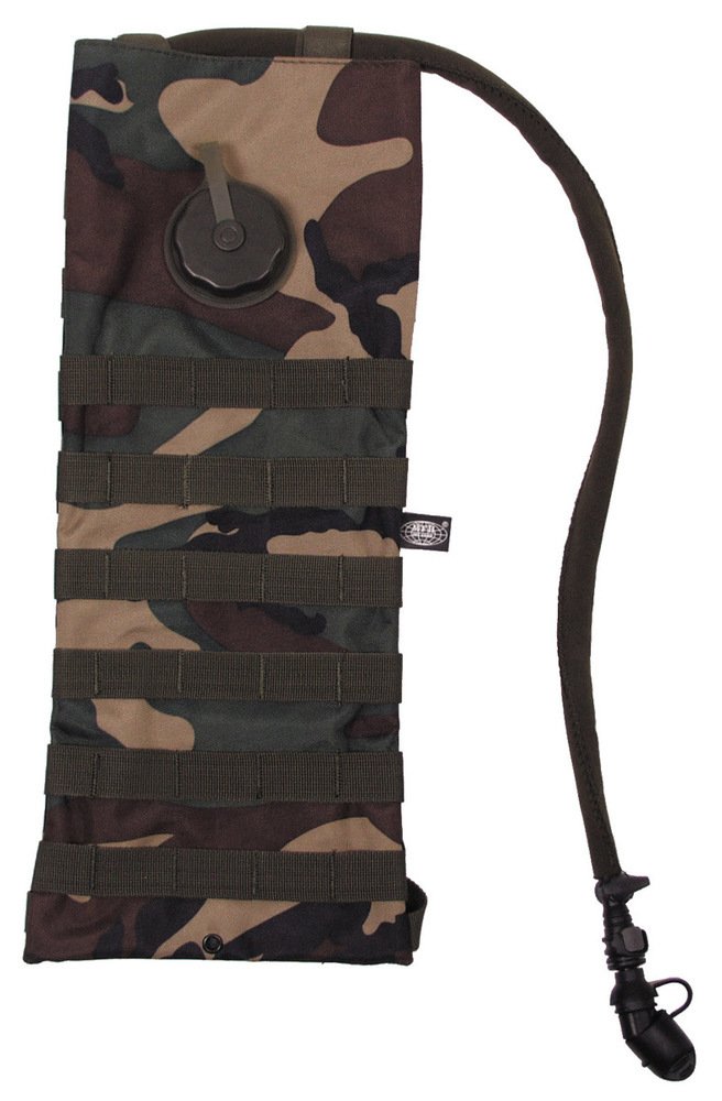 MFH Hydration Bladder and Carrier MOLLE Woodland