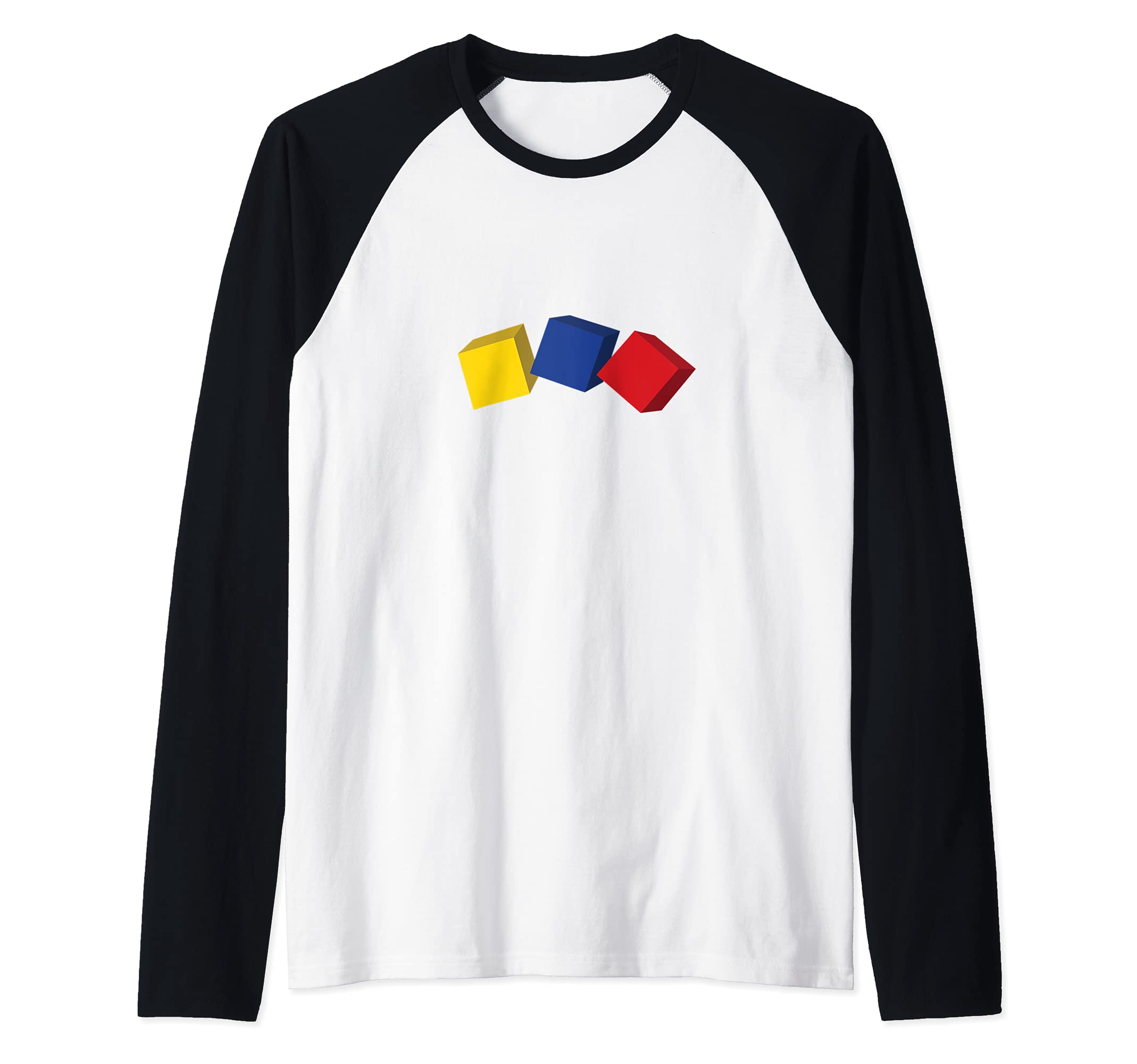 Flag Colombia Raglan Baseball Tee