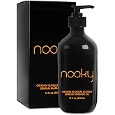 Nooky Orange Blossom Massage Oil. with Jojoba and Essential Oils. for Massaging 16 Ounce.