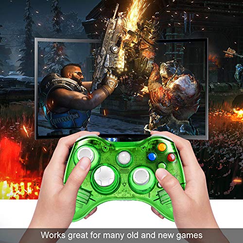 Wireless Controller for Xbox 360, PowerLead Wireless Gamepad Vibration Shock for Microsoft Xbox