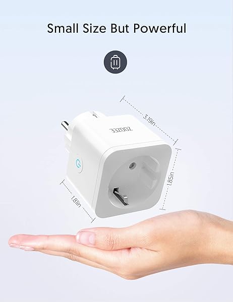 Enchufe Inteligente Zoozee WiFi Enchufe Smart 16A Inteligente Plug Compatible con Google Home Amazon Alexa App Control en Cualquier Lugar y Tiempo No Requiere Hub 2 pack