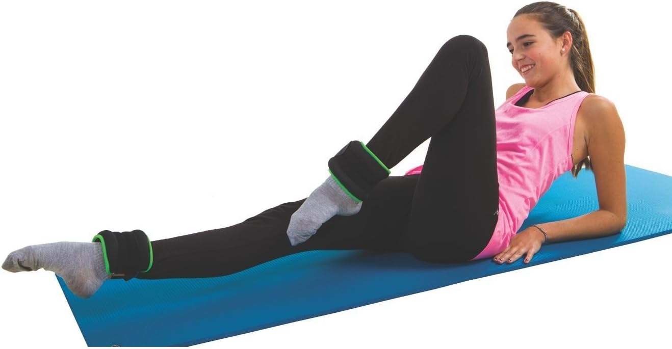 AMAYA SPORT - Muñequeras Tobilleras lastradas 2kg PAR: Amazon.es ...