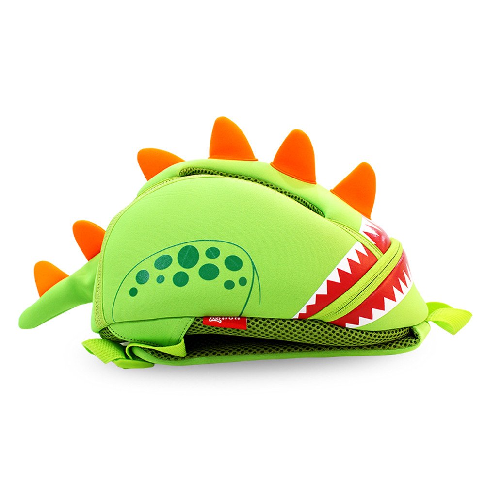 BINGONE NOHOO piccolo zaino per bambini con disegni di animali in GreenForest bambini regalo bambino Zaini bambini zaino divertente dinosauro carino Green 11 8 9 3