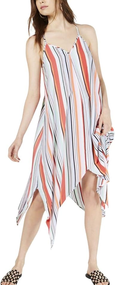 asymmetric hem maxi dress
