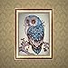 Delight eShop DIY 5D Diamond Embroidery Painting Owl Animal Cross Stitch Craft Home Decor