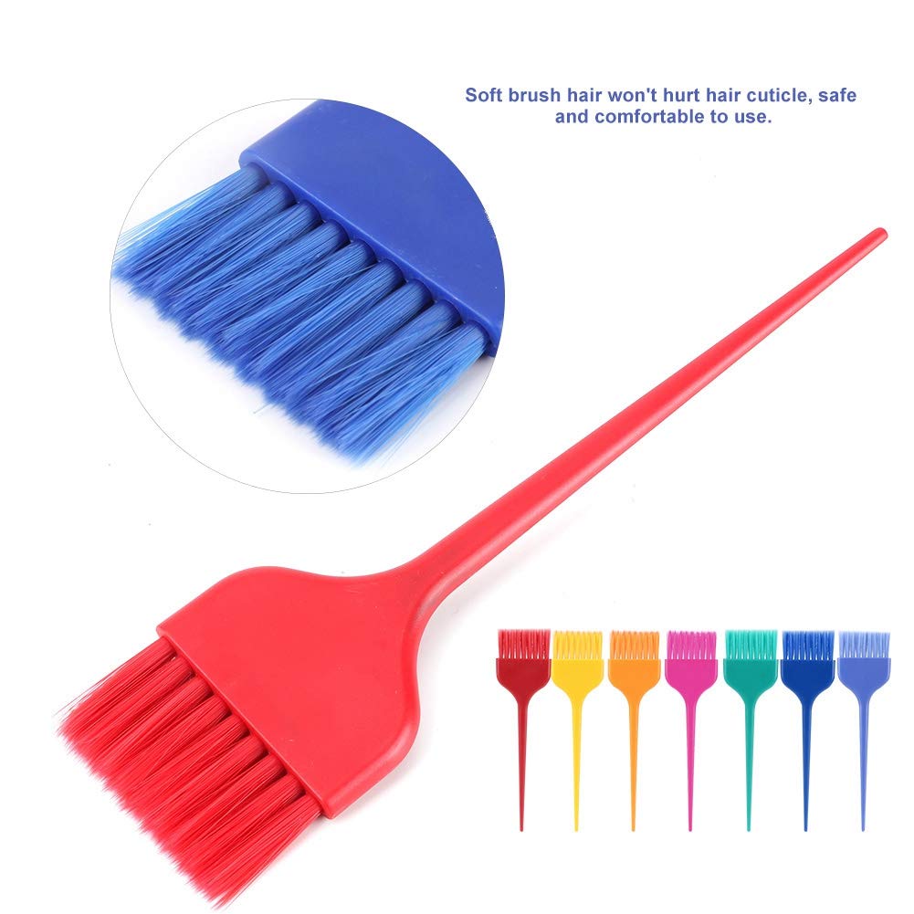 Hair Dye Brush Set, 7Pcs XL Size Professional Hairdressing Tinting Brush Color Applicator for Hair coloring : Beauty