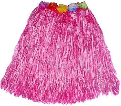 Creative Converting Grass Skirt with Flowers, Luau