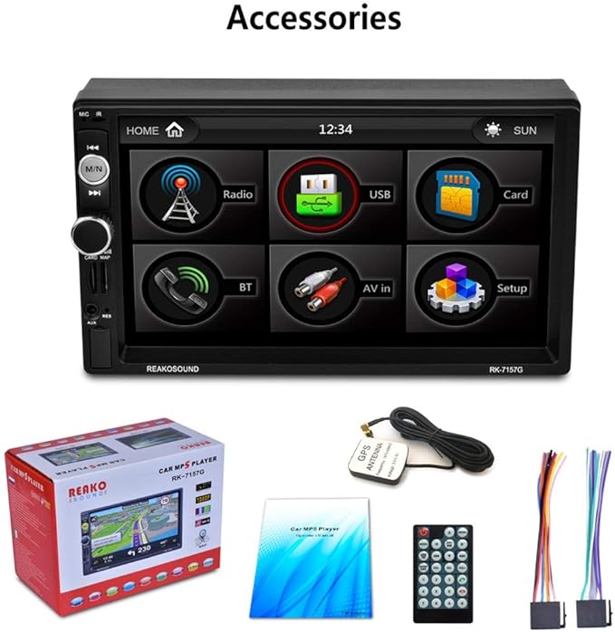 Multifunctional Car MP5 Player with 7 Inch HD LCD Touch Amazon.co.uk