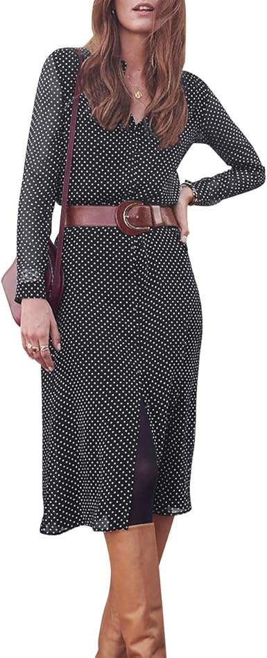 midi dress with long cardigan