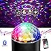 Led Sound Activated Party Lighs Disco Ball DJ Strobe Club Lamp 9 Colors Lighting with Bluetooth Speaker Usb Charging Remote Control for Christmas Home Room Dance Parties Birthday DJ Bar Wedding Show
