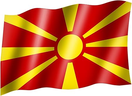 Motivo Bandiera Della Macedonia Amazon It Casa E Cucina