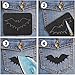 Iron On Denim Patches for Jean Clothing 18 Pieces No-Sew Denim Patches Assorted Cotton Jeans Repair Kit by POAO, 6 Pcs Per Colors, 3 Assorted Colors, 5 x 3 3/4 Inch
