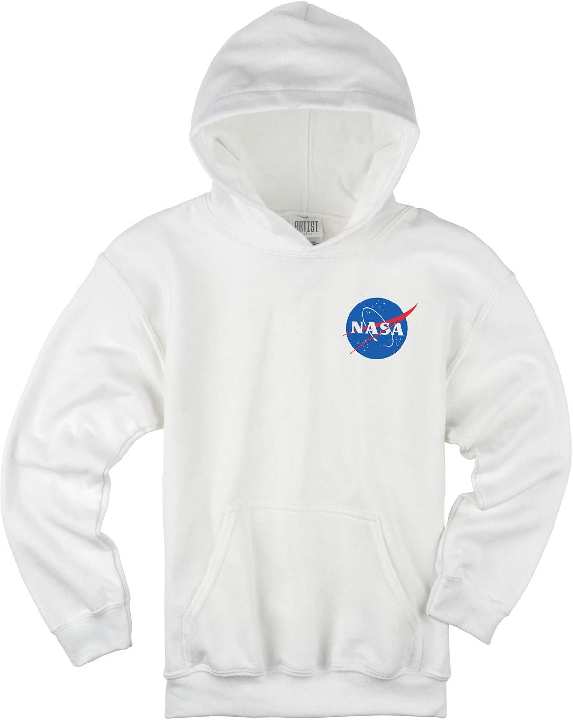 nasa felpa bianca
