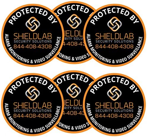 Burglar Alarm Warning Stickers - 24 Hour Monitoring and Surveillance. You can buy security signs and security decals that show the presence of a system without actually having it.
