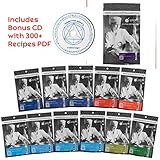 Modernist Cuisine Experimentation Kit ⊘ Non-GMO ❤ Gluten-Free ☮ Vegan ✡ OU Kosher Certified (Molecular Gastronomy) [12 Popular Ingredients + 300 Bonus Recipes CD]