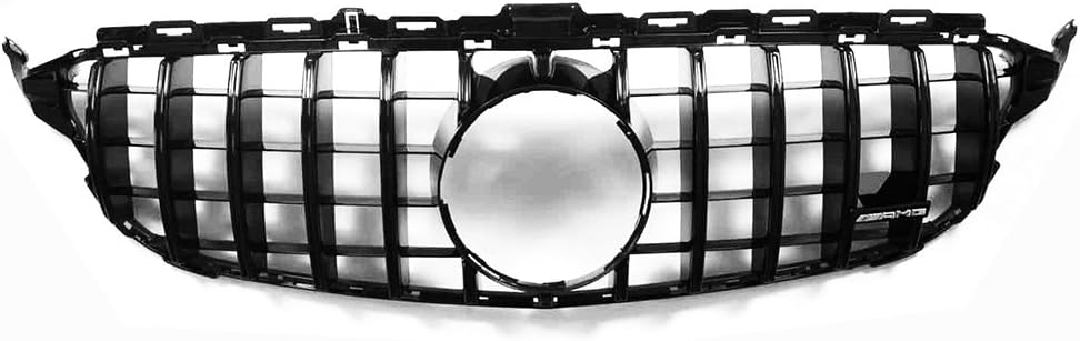 GTR Grille for Mercedes Benz C-Class w205 AMG Look C250 C300 C350 Front Grille 2015-2018 without camera