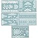 TAFLY Premium White Lace Tattoos - 150+ Designs Temporary Fake Jewelry Tattoos - Bracelets, Feathers,Elephant,Wrist & Arm Bands Transfer Body Tattoos Sticker for Women