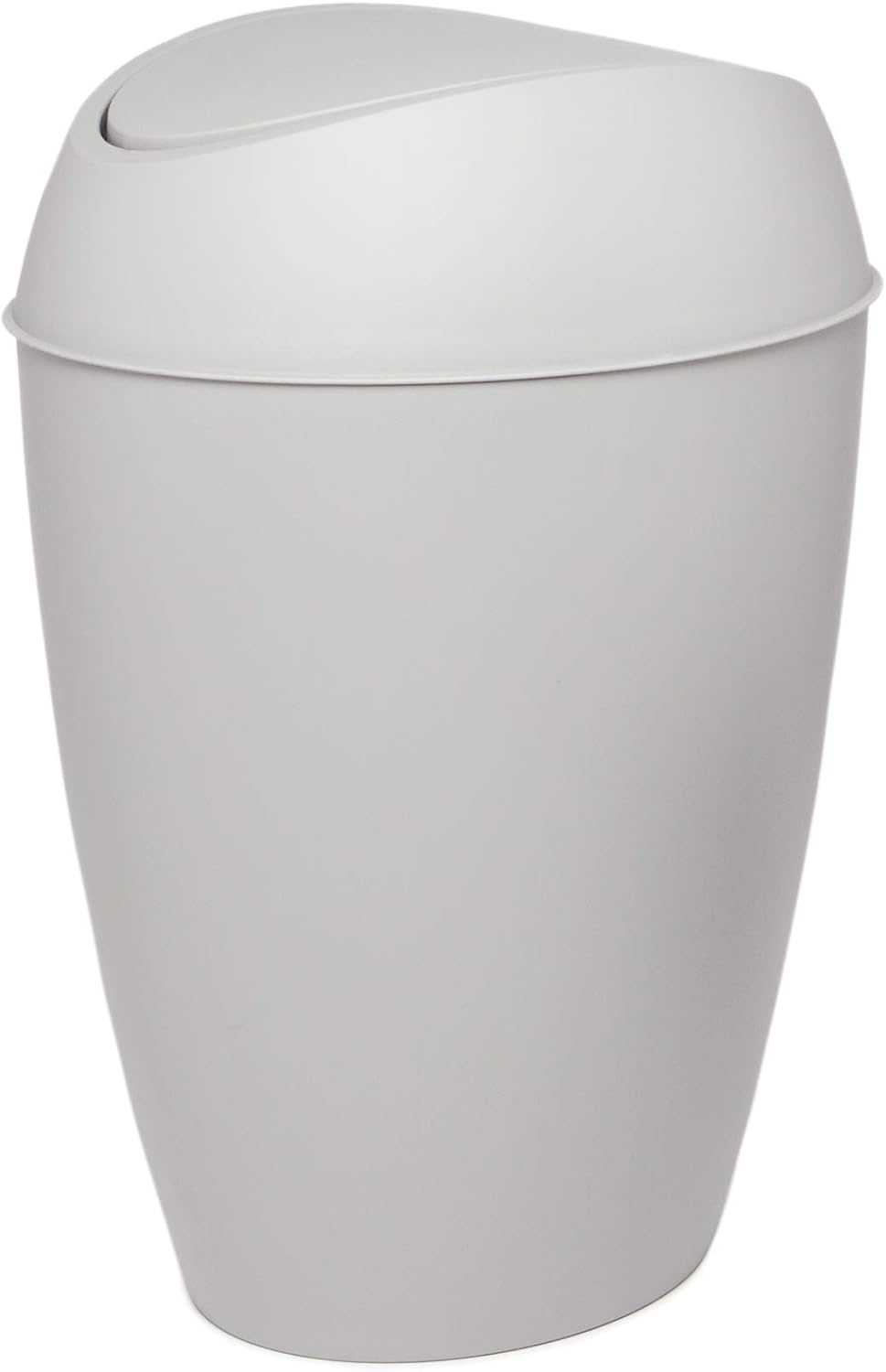 Umbra Twirla, 2.4 Gallon Trash Can with Swing-top Lid, Gray: Home & Kitchen