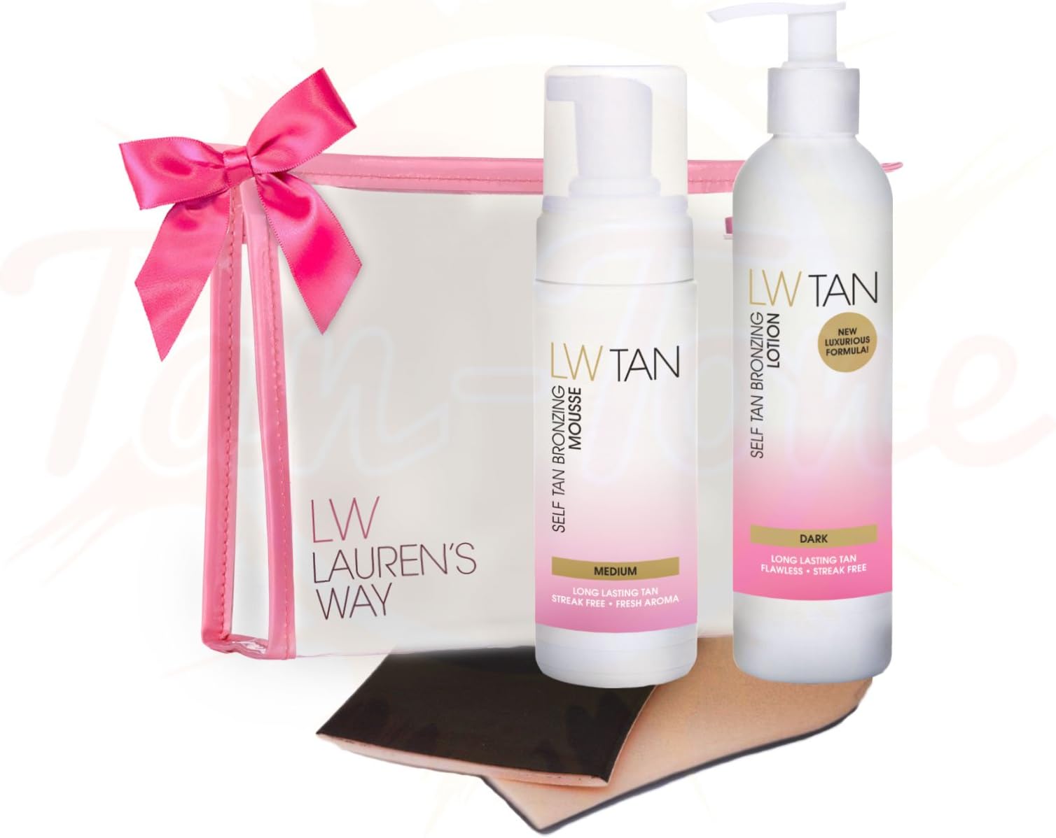 LW Tan Ultimate Bronzing Kit Gift Set (Clear Bag)