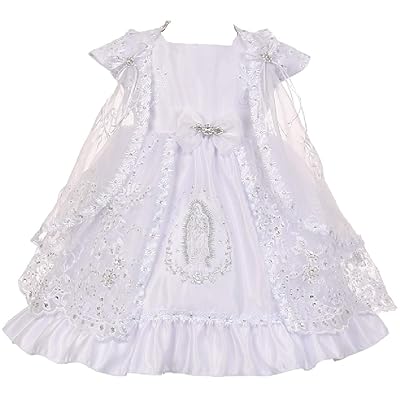 virgin mary baptism dress
