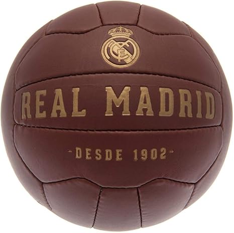 Real Madrid CF - Balón de fútbol modelo Retro Heritage (Talla ...