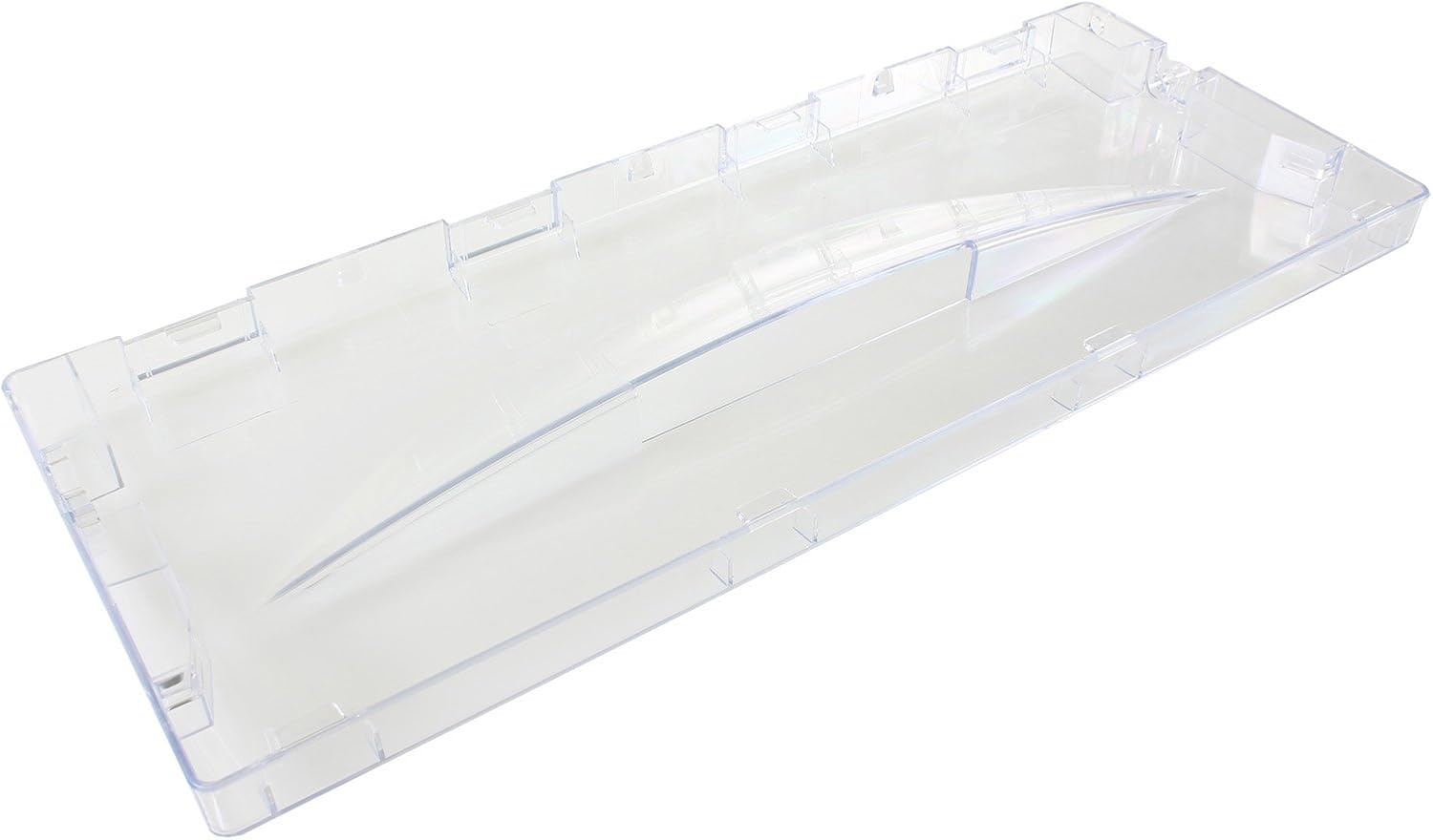 Indesit Fridge Freezer Drawer Cover/Basket Flap Front, Transparent - Image 3
