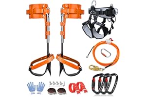 MITOJOSYEER Tree Climbing Gear - Tree Climbing Spikes,for Hunting, Fruit Picking,Climbers of Tree Climbing Equipment
