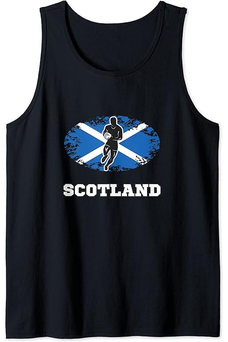 scotland rugby tank top