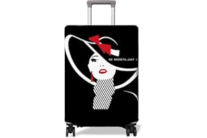 PtRug Travel Luggage Cover Suitcase Protector Fits 18-32 Inch Wheel Covers PatternedTravel Related Items Flower Luggage Protector Elastic M