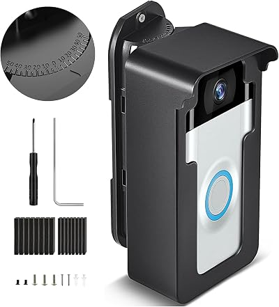 BITIWEND Adjustable Doorbell Angle Mount 45-135 Degree for Video Doorbell