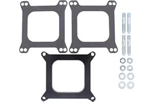 ApplianPar 1/2" Carburetor Spacer Adapter Gaskets for Holley Street Demon for Chevy 4BBL SBC BBC for Edelbrock Carb