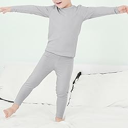 Zando Girls Thermal Underwear Set for Kids 2T-3T