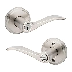 Kwikset Sedona Entry Door Handle with Lock and