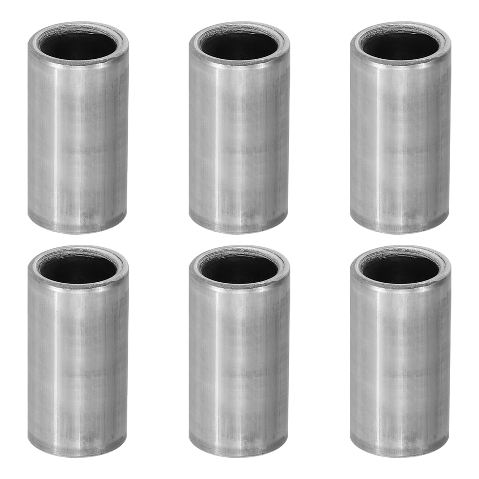 PATIKIL M10 Steel Spacers, 6 Pcs Metal Spacers Steel 10.2mm ID x 14mm OD x 40mm L Carbon Steel Spacer Screw Standoff Round for 2/5in or M10 Screw Bolts