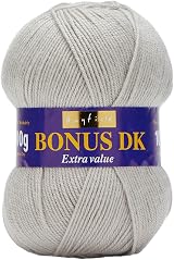Sirdar Hayfield Bonus DK Double Knitting Pearl Grey 615 100g