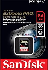 SanDisk 64GB Extreme PRO SDXC UHS-II V90 U3 300MB/s 8K/4K/HD Card view 7