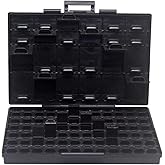 AideTek BOXALL96AS 96 Compartments Anti-static ESD Safe Empty Enclosure SMD SMT IC diode Parts Organizer Transistor