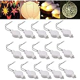 Battery Operated Paper Lantern Party Lights – 15 Pack LED Balloons Light for Star Paper Lanterns | Mini Battery Powered Bulbs for Party Craft ,Weddings & Festival Decorations (Warm White)