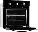 SIA FSO59BL Built-in Single Electric Fan Oven and Grill 59L Black view 4